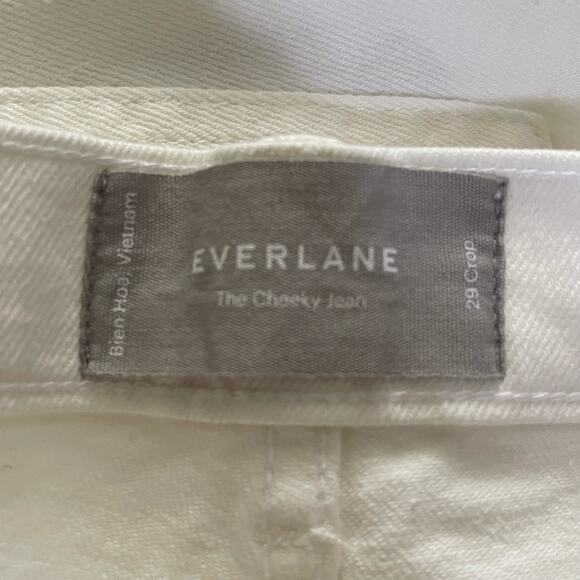 NEW Everlane The Cheeky Straight Jean in Bone Size 29 Ankle - Picture 8 of 9